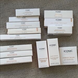 ICONIC London makeup bundle of 14 never opened products ($370 value!!)